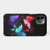 夜白熱［赤熱］光を放つの蝶3匹 Case-Mate iPhoneケース (裏面(横))