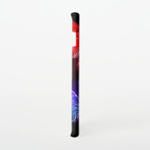 夜白熱［赤熱］光を放つの蝶3匹 SAMSUNG GALAXYケース (右側)