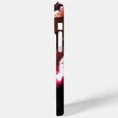 夜白熱［赤熱］光を放つ蝶の電球 Case-Mate iPhoneケース (裏面 / 左)