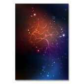 夜白熱［赤熱］光を放つ蝶テーブルカード テーブルナンバー (裏面)