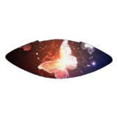 夜白熱［赤熱］光を放つ蝶 アメリカンフットボール (パネル)