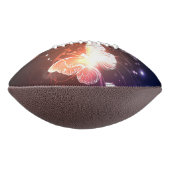 夜白熱［赤熱］光を放つ蝶 アメリカンフットボール (回転90)