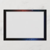 夜白熱［赤熱］光を放つ蝶 エンクロージャーカード (裏面)