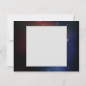 夜白熱［赤熱］光を放つ蝶 カード (裏面)