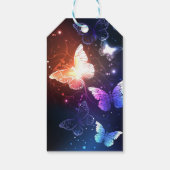夜白熱［赤熱］光を放つ蝶 ギフトタグ (裏面)