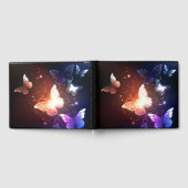 夜白熱［赤熱］光を放つ蝶 ゲストブック (全面)