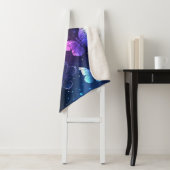 夜白熱［赤熱］光を放つ蝶 シェルパブランケット (インサイチュ)