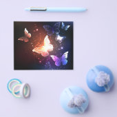 夜白熱［赤熱］光を放つ蝶 チラシ (シングル)