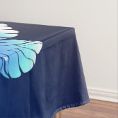 夜白熱［赤熱］光を放つ蝶 テーブルクロス (インサイチュ)