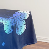 夜白熱［赤熱］光を放つ蝶 テーブルクロス (インサイチュ)
