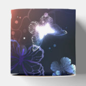 夜白熱［赤熱］光を放つ蝶 フェイバーボックス (上部)