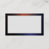 夜白熱［赤熱］光を放つ蝶 プレイスカード (裏面)