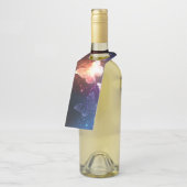 夜白熱［赤熱］光を放つ蝶 ボトルネックタグ (アングル)