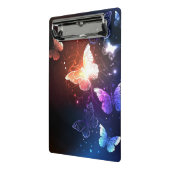 夜白熱［赤熱］光を放つ蝶 ミニクリップボード (アングル2)