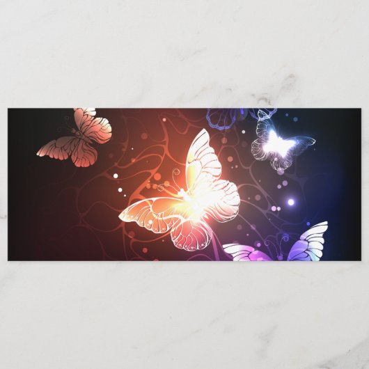 夜白熱［赤熱］光を放つ蝶 メニュー (正面)