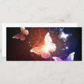 夜白熱［赤熱］光を放つ蝶 メニュー (正面/裏面)