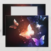 夜白熱［赤熱］光を放つ蝶 メニュー (正面/裏面)