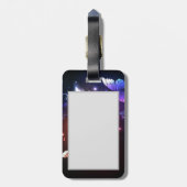 夜白熱［赤熱］光を放つ蝶 ラゲッジタグ (裏面縦)