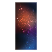 夜白熱［赤熱］光を放つ蝶 ラックカード (裏面)