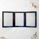 夜白熱［赤熱］光を放つ蝶 三つ折りプログラム (内部)