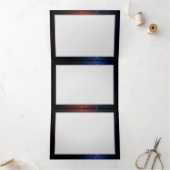 夜白熱［赤熱］光を放つ蝶 三つ折りプログラム (内部)