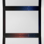 夜白熱［赤熱］光を放つ蝶 三つ折りプログラム (内部中)