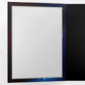 夜白熱［赤熱］光を放つ蝶 三つ折り案内状 (内部最初)