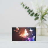 夜白熱［赤熱］光を放つ蝶 割引カード (スタンド正面)