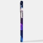 夜白熱［赤熱］光を放つ蝶 iPhoneケース (左側面)