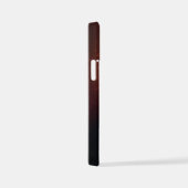 夜白熱［赤熱］光を放つ蝶 iPhoneケース (右側面)