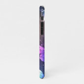 夜白熱［赤熱］光を放つ蝶 iPhoneケース (左側)