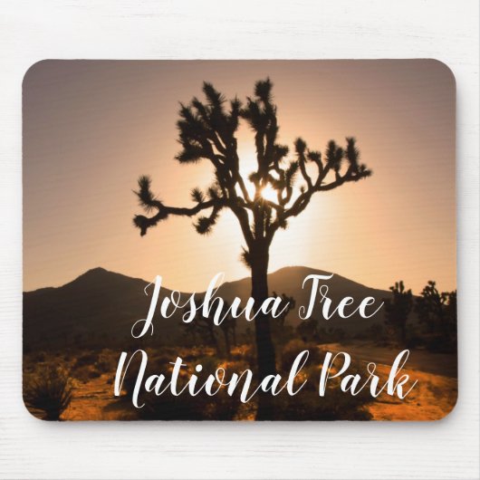 夜秋はジョシュア・ツリーから マウスパッド (正面)