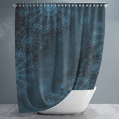 夜空きらめくのエーゲ花芸術 シャワーカーテン
