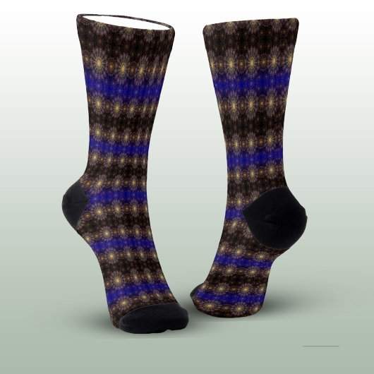 夜空きらめくの花の澄ん芸術 ソックス
