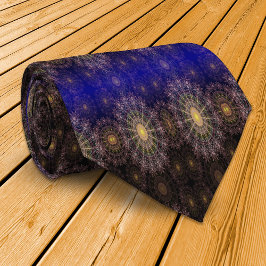 夜空きらめくの花の澄ん芸術 ネクタイ