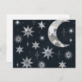 夜空きらめく空 案内ポストカード (正面/裏面)