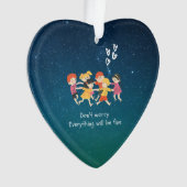 『夜空と幸せな子どもたち』  オーナメント (正面)