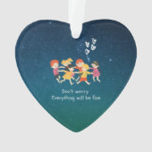 『夜空と幸せな子どもたち』  オーナメント (裏面)