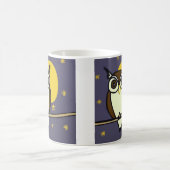 夜空にフクロウ コーヒーマグカップ (中央)