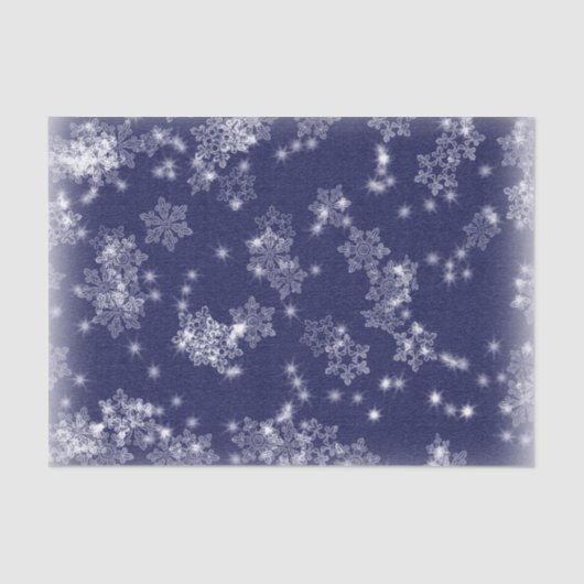 夜空に対する雪片 薄葉紙 (正面)