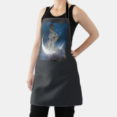 夜空に星をちりばめる月神ルナ エプロン (インサイチュ)