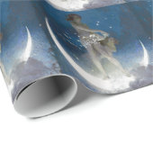 夜空に星をちりばめる月神ルナ ラッピングペーパー (ロールコーナー)