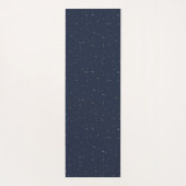 夜空に浮かぶきらめくかわいい星 ヨガマット (裏面)