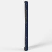 夜空に浮かぶきらめくかわいい星 SAMSUNG GALAXYケース (右側面)