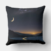 夜空に浮かぶ三日月 クッション (裏面)