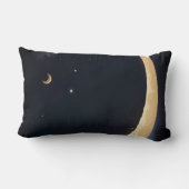 夜空に浮かぶ三日月 ランバークッション (裏面)