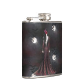 夜空に鳥不気味が立つ女性 フラスク (右)