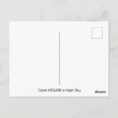 夜空にNEOWISE彗星 ポストカード (裏面)