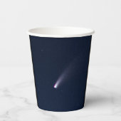 夜空にNEOWISE彗星 紙コップ (裏面)