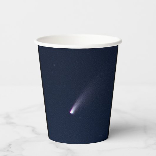 夜空にNEOWISE彗星 紙コップ (裏面)